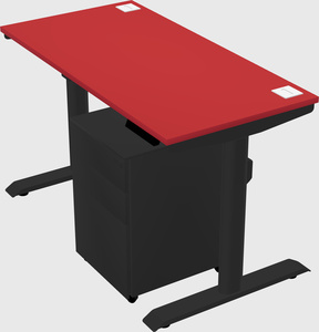 Dual motor electric desk