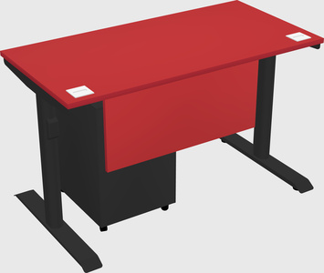 Dual motor electric desk