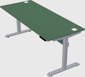 Dual motor electric desk