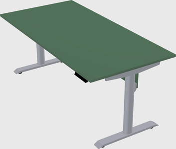 Dual motor electric desk