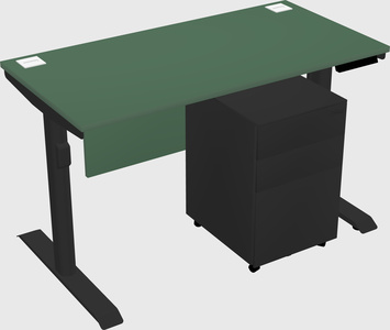 Dual motor electric desk
