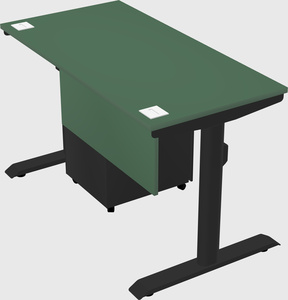 Dual motor electric desk