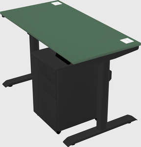 Dual motor electric desk