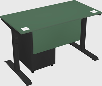 Dual motor electric desk