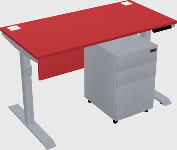 Dual motor electric desk