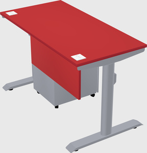 Dual motor electric desk