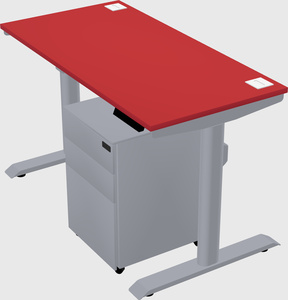 Dual motor electric desk