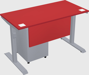 Dual motor electric desk