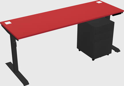 Dual motor electric desk