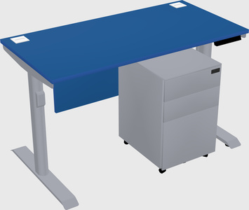 Dual motor electric desk