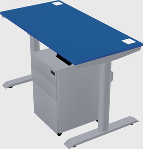 Dual motor electric desk