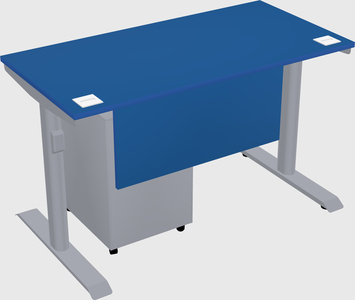 Dual motor electric desk