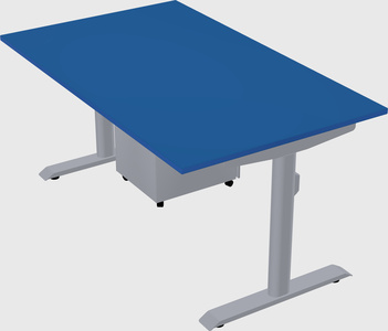 Dual motor electric desk