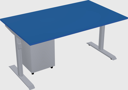 Dual motor electric desk