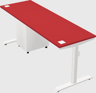 Dual motor electric desk