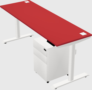 Dual motor electric desk