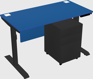 Dual motor electric desk