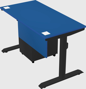 Dual motor electric desk