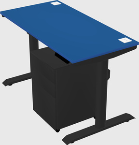 Dual motor electric desk