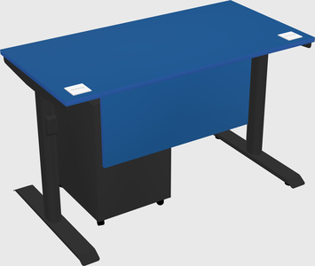 Dual motor electric desk