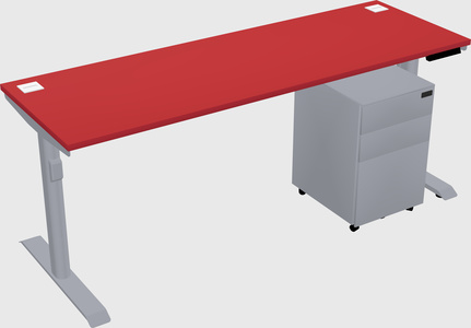 Dual motor electric desk