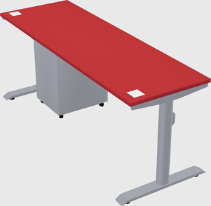 Dual motor electric desk