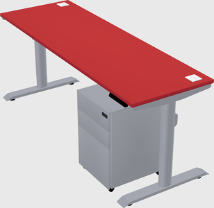 Dual motor electric desk