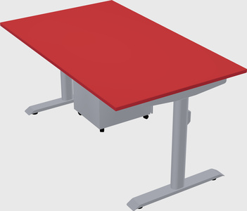 Dual motor electric desk