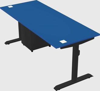 Dual motor electric desk