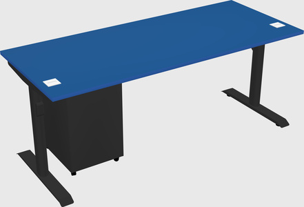 Dual motor electric desk