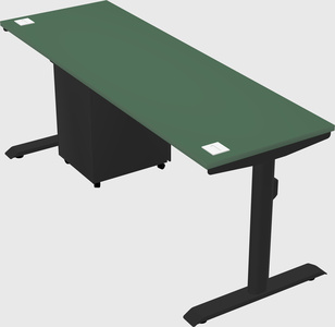 Dual motor electric desk