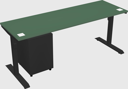 Dual motor electric desk