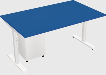 Dual motor electric desk