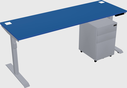Dual motor electric desk