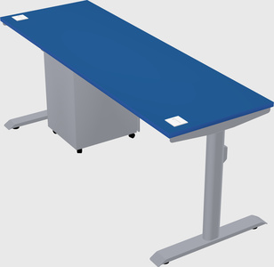 Dual motor electric desk