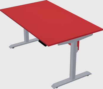 Dual motor electric desk