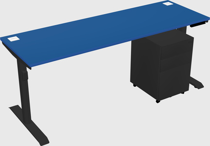 Dual motor electric desk
