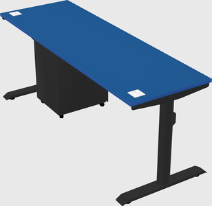 Dual motor electric desk