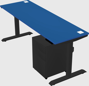 Dual motor electric desk