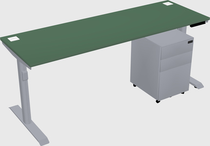Dual motor electric desk