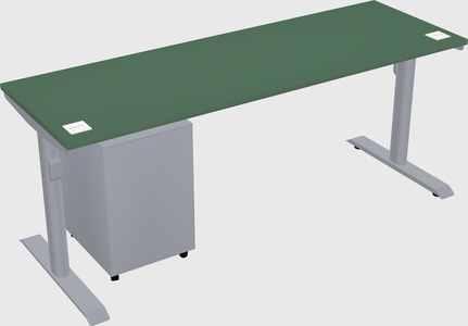 Dual motor electric desk