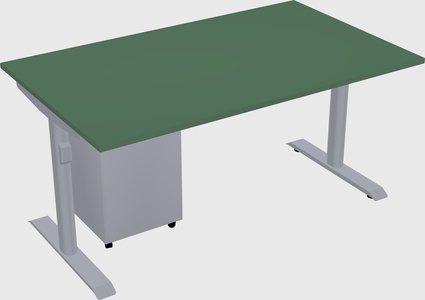Dual motor electric desk