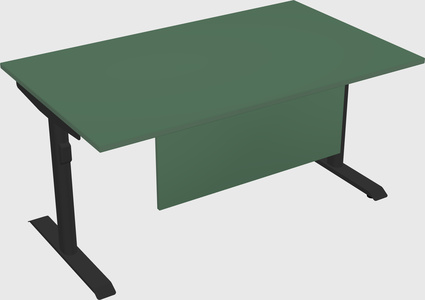 Dual motor electric desk