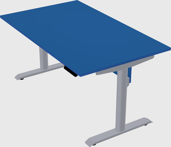 Dual motor electric desk