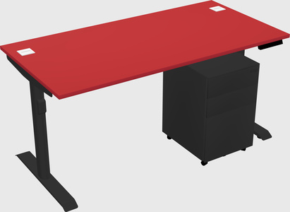 Dual motor electric desk