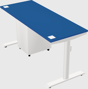 Dual motor electric desk