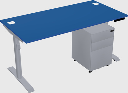 Dual motor electric desk