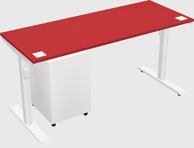 Dual motor electric desk