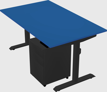 Dual motor electric desk