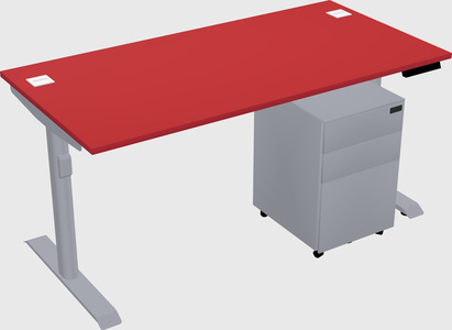 Dual motor electric desk
